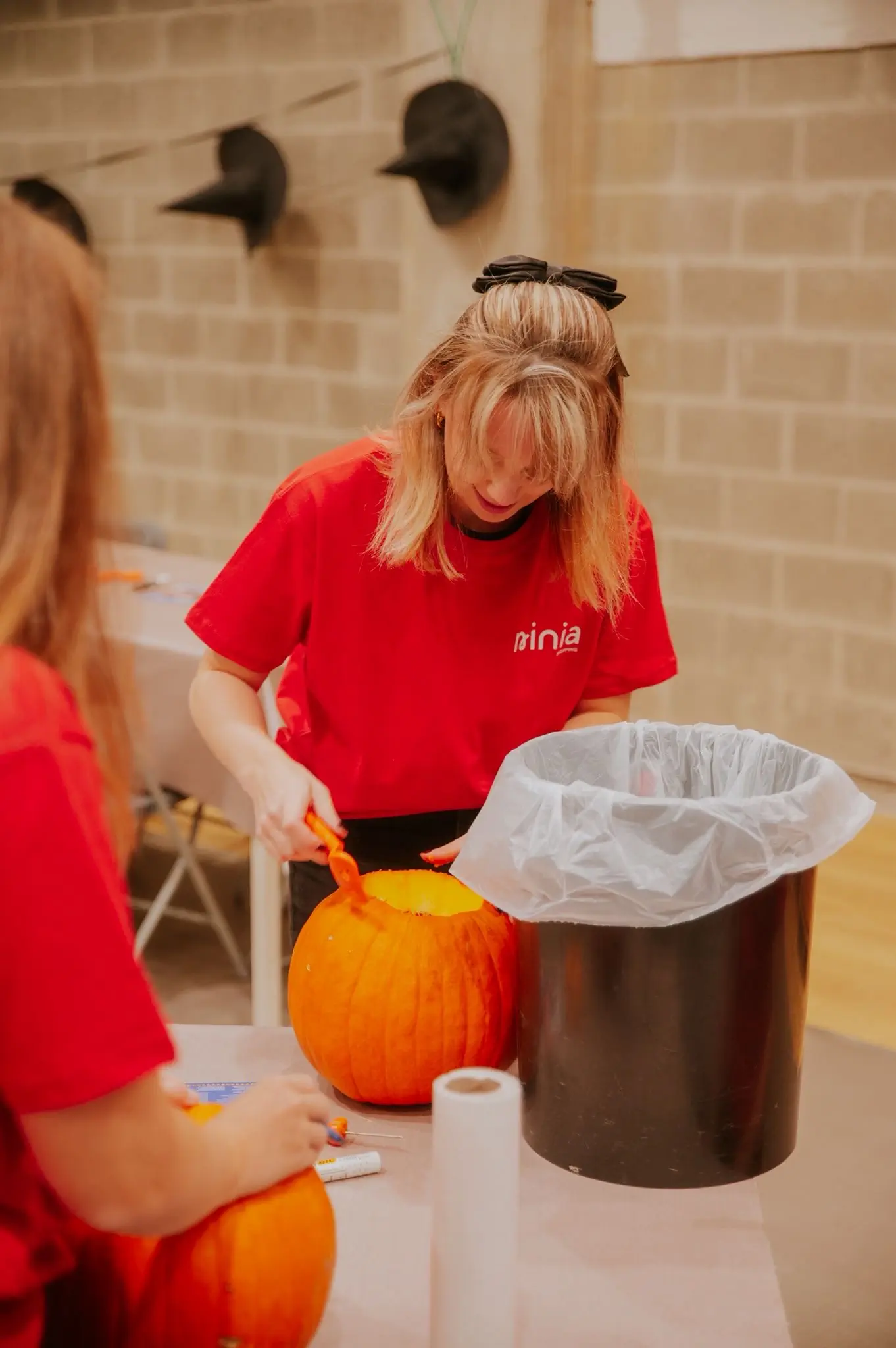 Animatoren van Team WAUW op een evenement