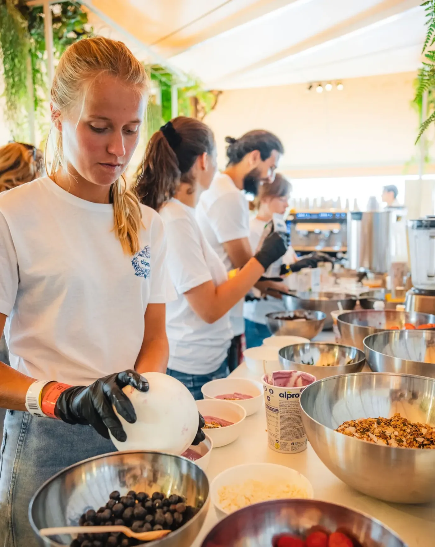 Catering & bartenders van Team WAUW op een evenement